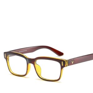 Alege ochelari uVision Retro Brown pentru ati proteja vederea de lumina albastra a calculatorului.