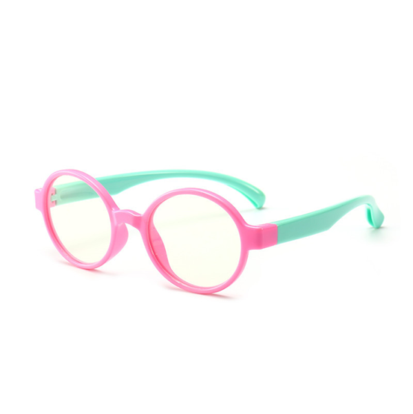 Alege ochelari uVision Harry Kids Mint & Pink pentru a proteja vederea copilului tau de lumina albastra a calculatorului.