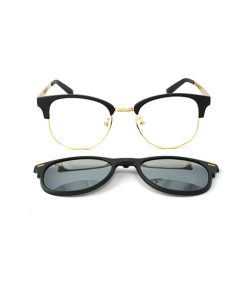 Ochelari de soare si protectie calculator uVision Ayden, Clip ON, Grey & Gold