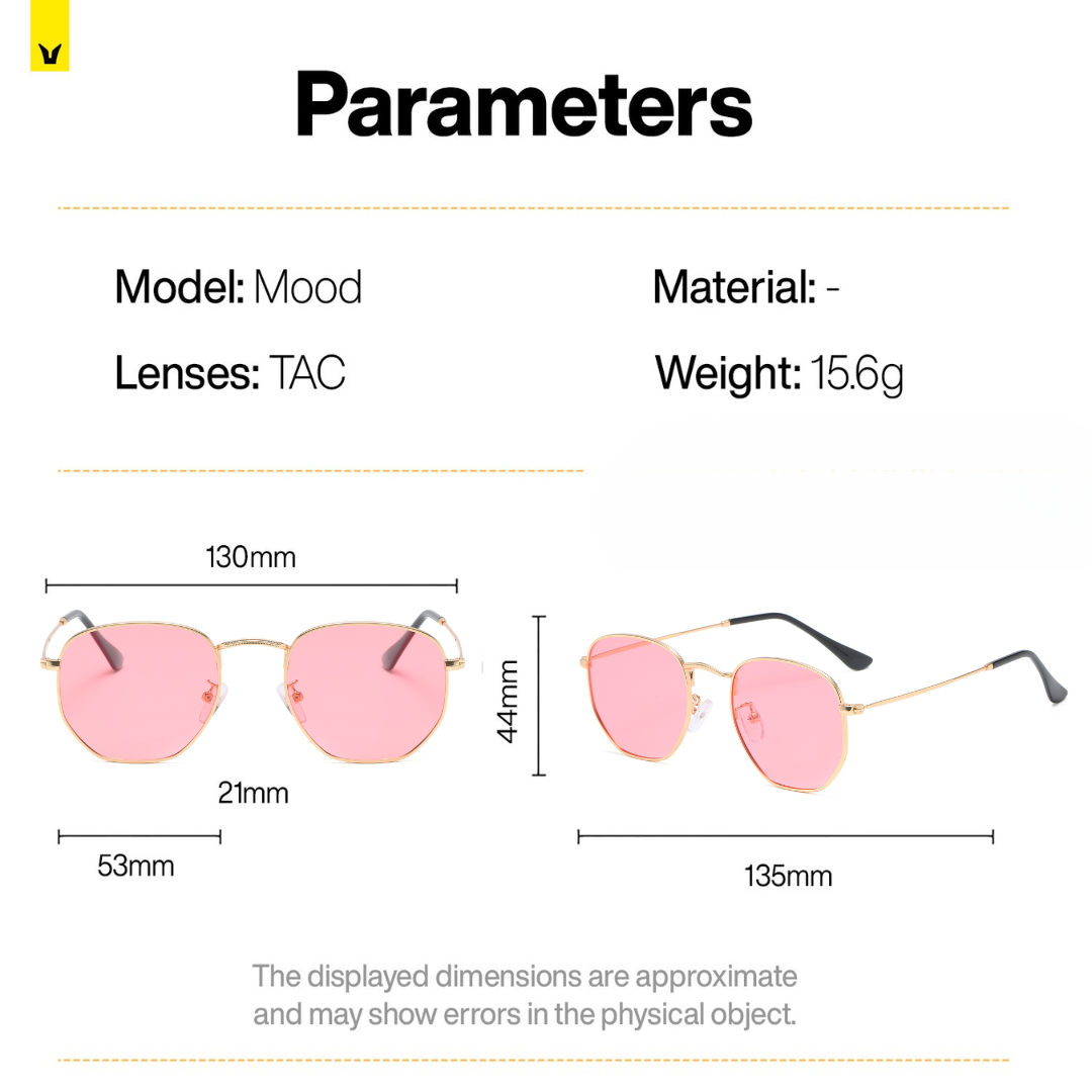 Ochelari de soare, uVision Mood Pink Gold, lentile polarizate PolarVision - imagine 4