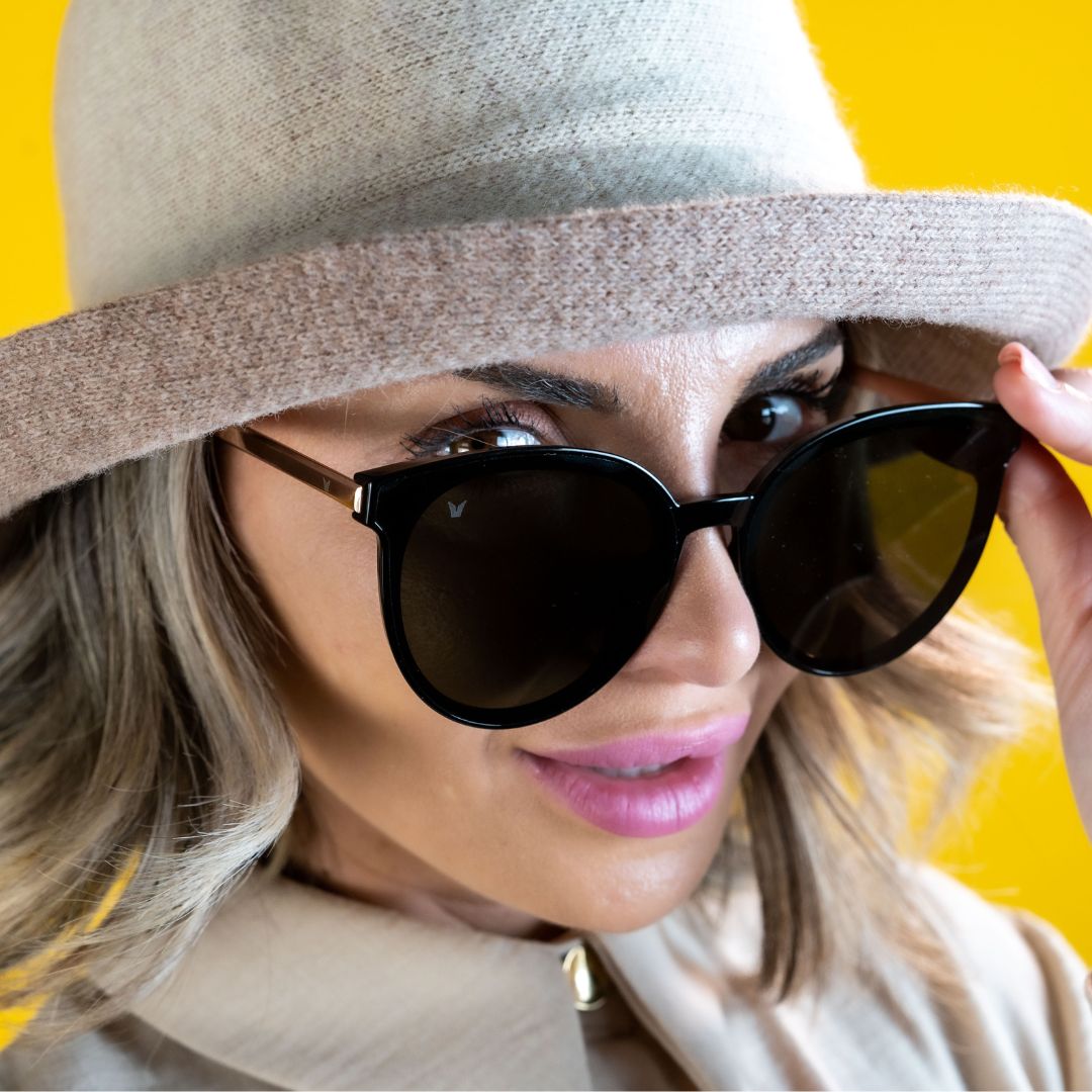 Ochelari de soare, uVision Victoria Black Gold, lentile NVision, Femei - imagine 2