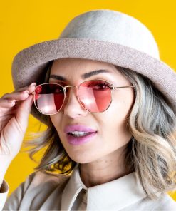 Ochelari de soare, uVision Mood Pink Gold, lentile polarizate PolarVision
