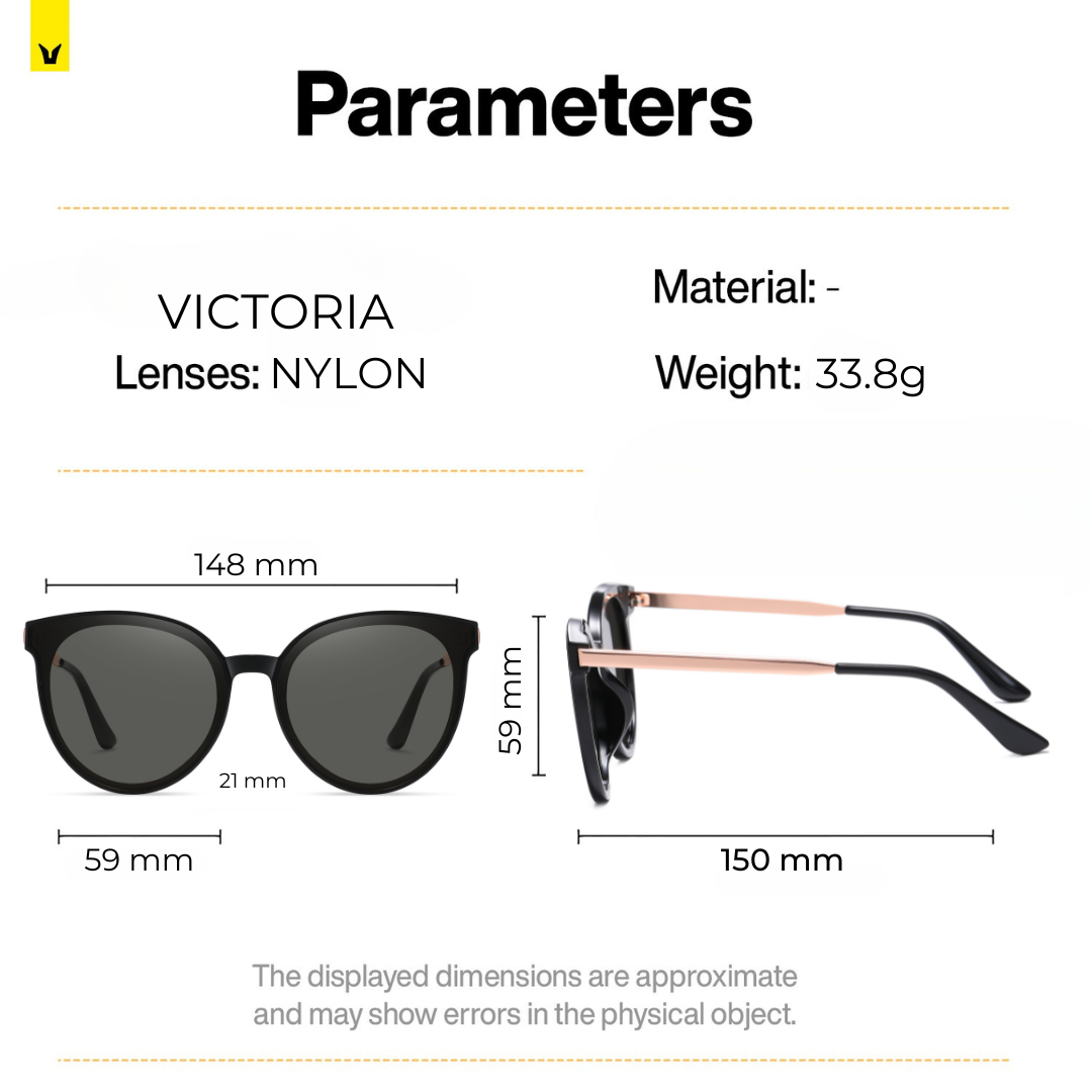 Ochelari de soare, uVision Victoria Black Gold, lentile NVision, Femei - imagine 9