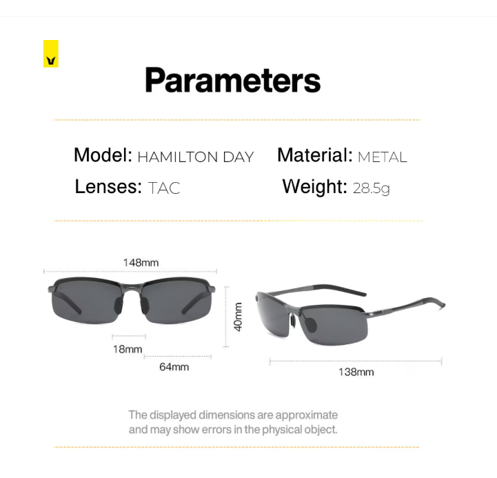 Ochelari pentru Condus uVision™ Hamilton Day, lentile PolarVision - imagine 6