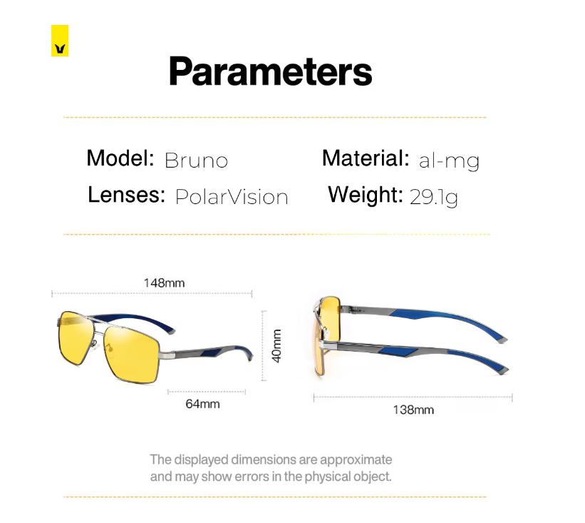 Ochelari uVision™ Bruno Cromatic, lentile PolarVision, polarizate, moto, schi, tenis, rama din aluminiu si magneziu, Gri platinat - imagine 6